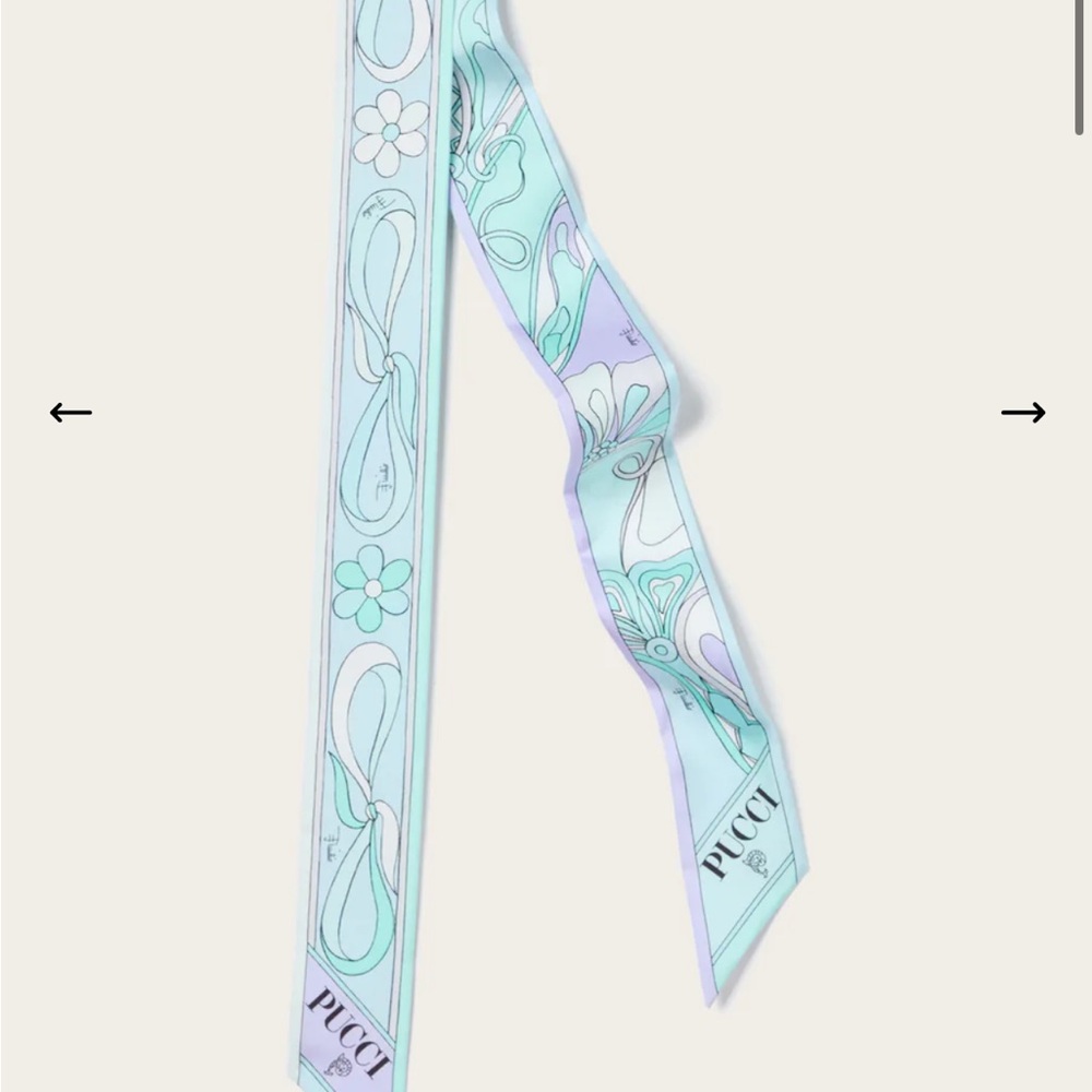 Pucci Aqua and White Swimwear Set - Picture 3 of 3